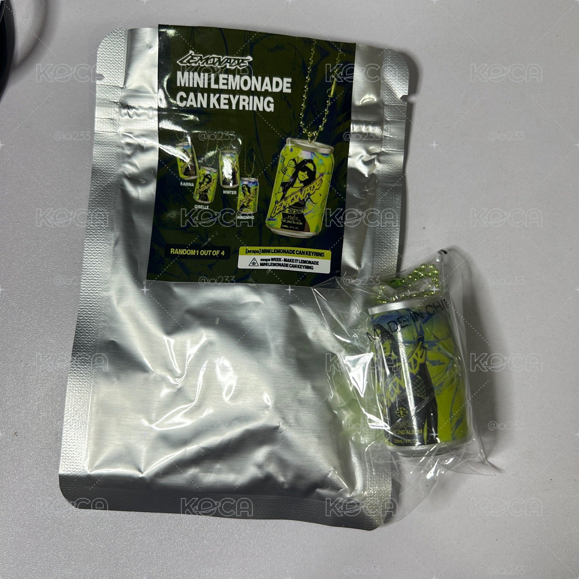 迷你罐子吊飾柚