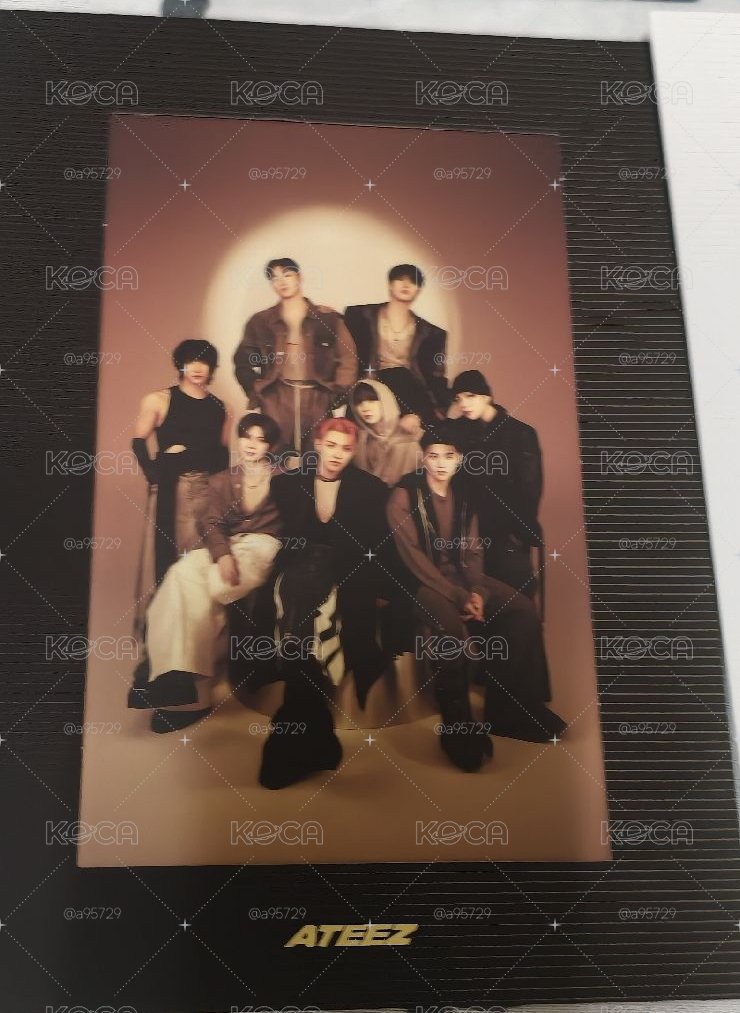 Ateez2023年曆大卡、明信片