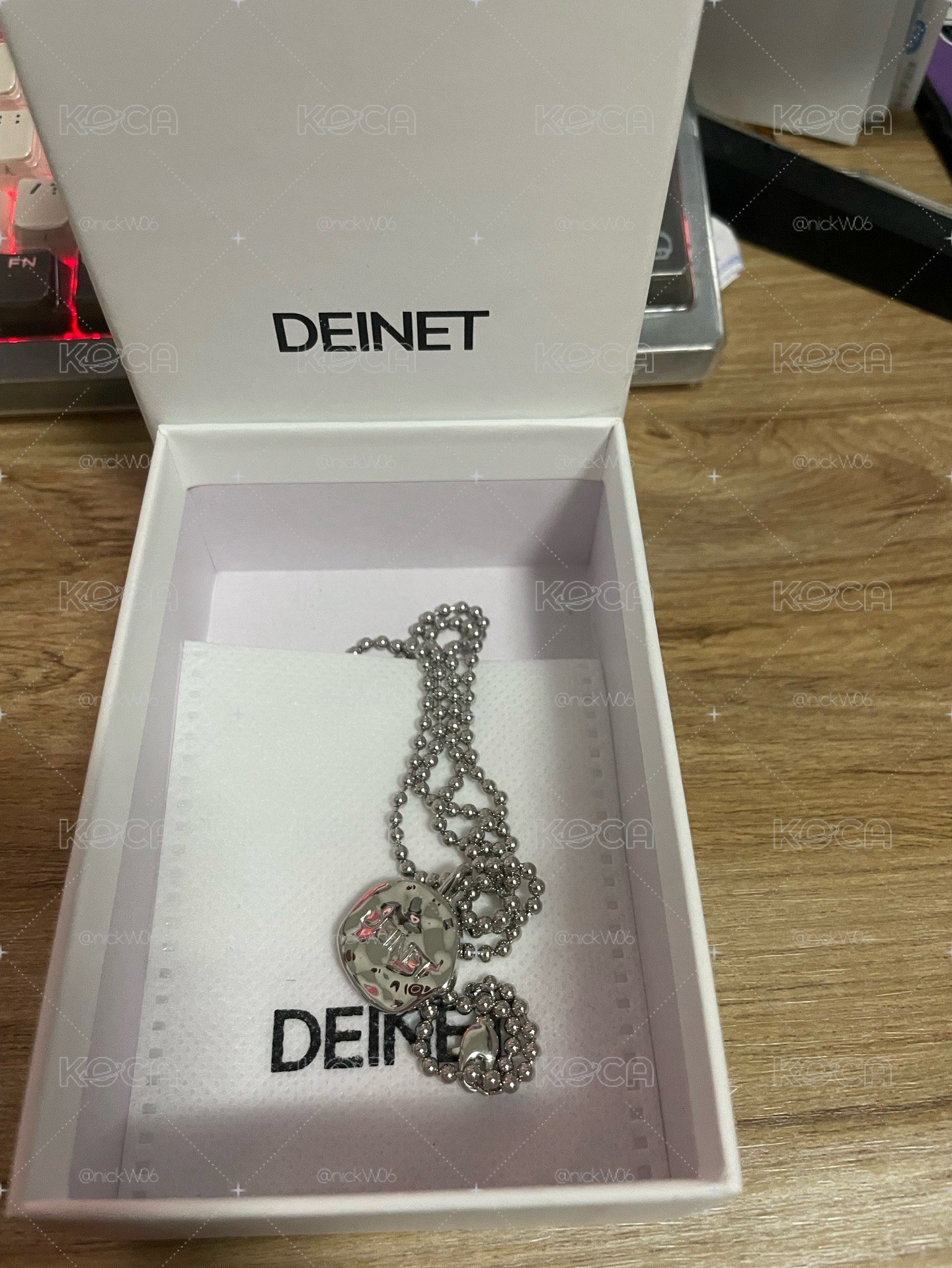 然竣GGUM x DEINET聯名項鍊