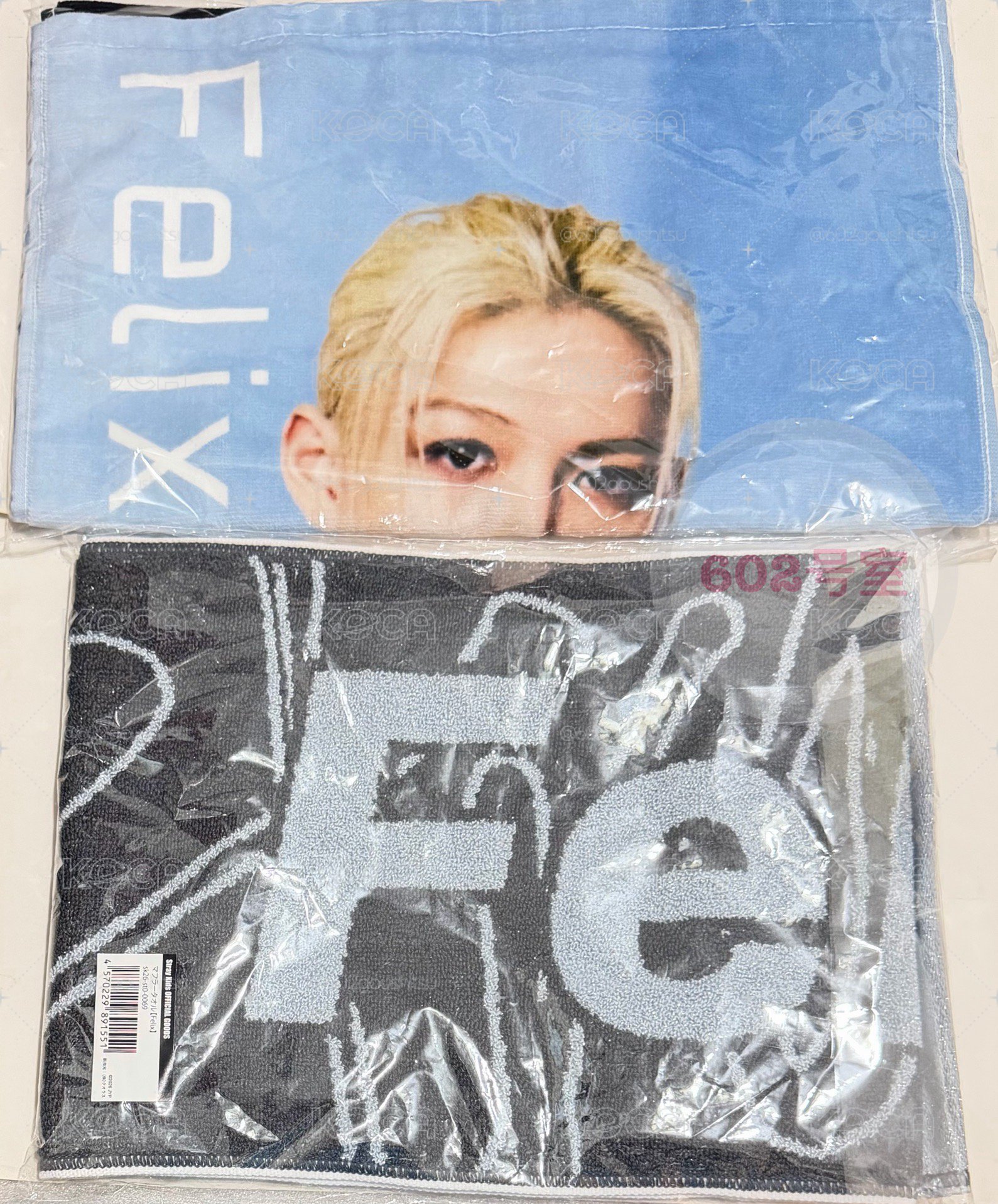 Stray Kids RUN IT 世巡 Felix 毛巾 日本場周邊