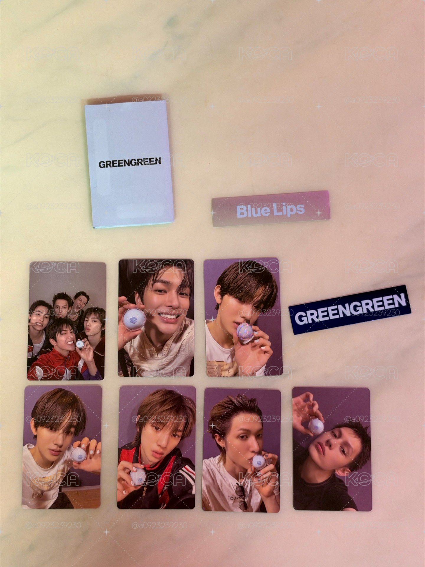 迷二 'Blue Lips' Lip Balm ver. 專輯卡 