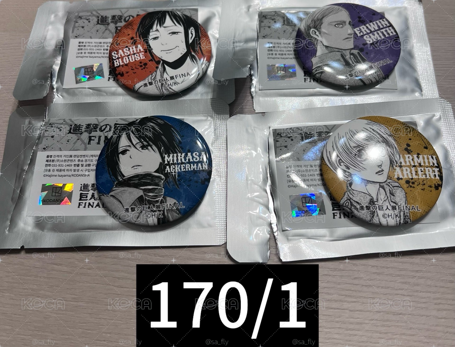 韓國展徽章170/1