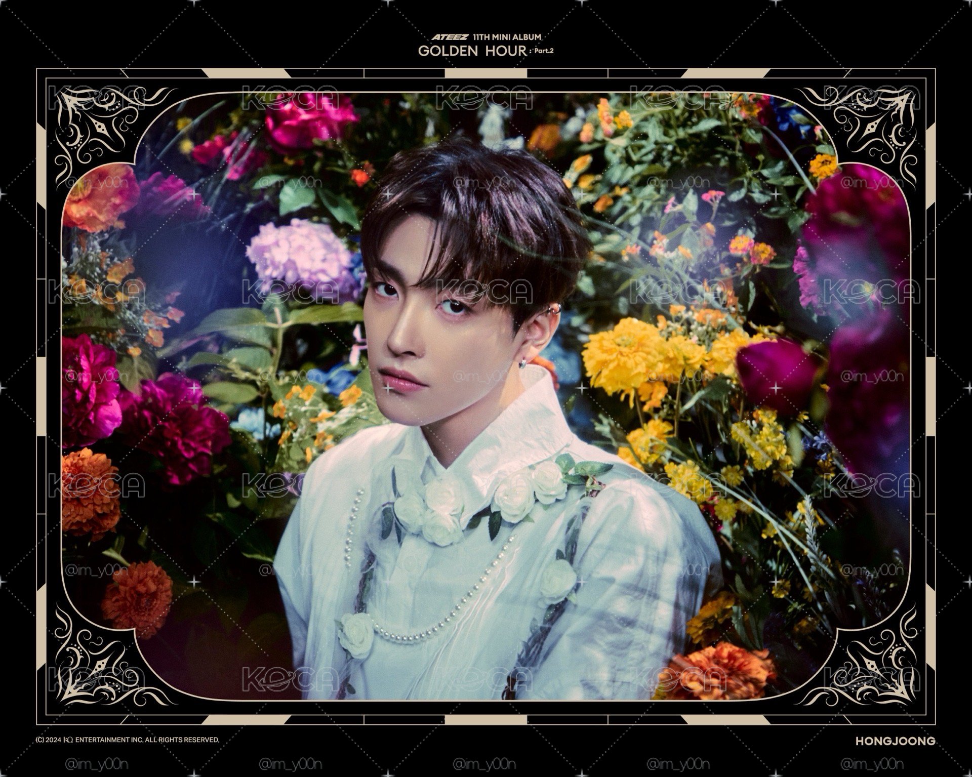 ATEEZ 弘中 未公開簽拍