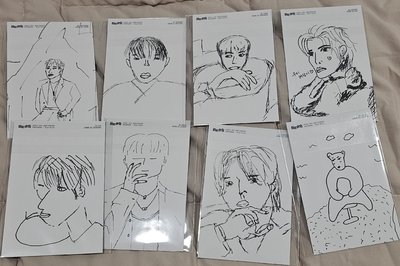 線下8萬LD 靈魂畫家創作明信片