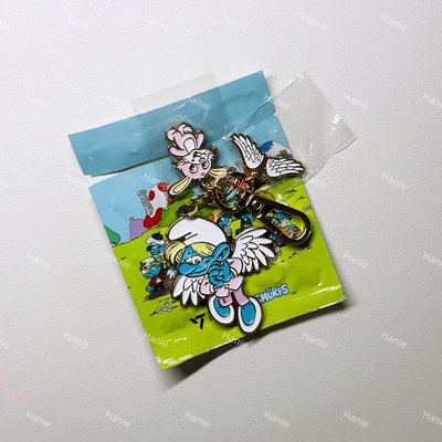 藍色小精靈 鑰匙圈 - 漢