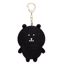 牛仔系列 Keychain plush 黑色自嘲熊
