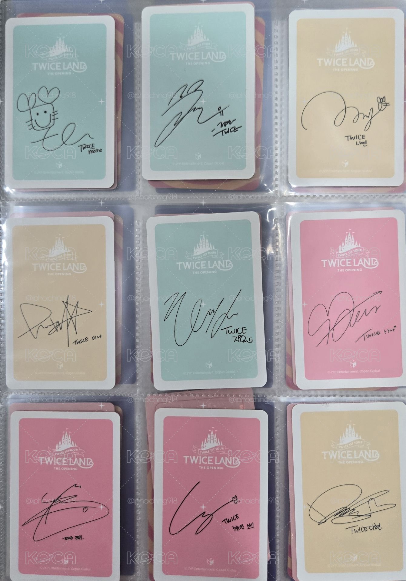 TWICELAND The Opening小卡（缺一張小分隊卡）