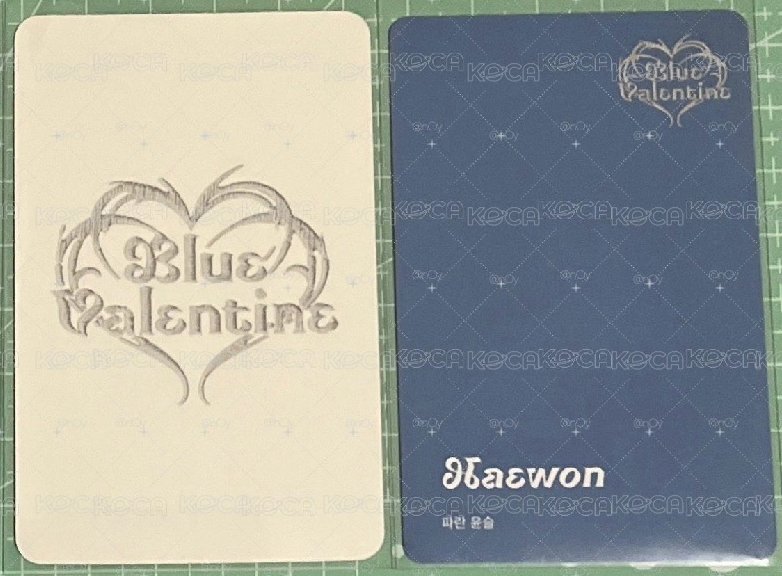 NMIXX Blue Valentine 專卡 固配卡