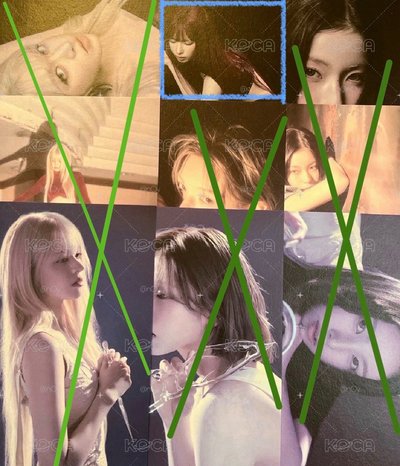 NMIXX Blue Valentine Chaos ver. 明信片 裴