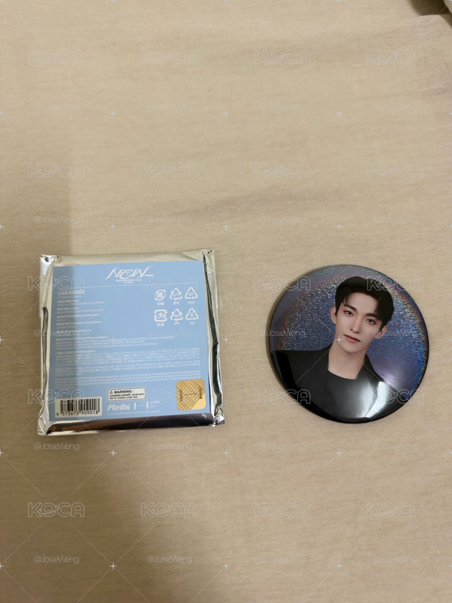 seventeen NEW_ 日巡 徽章Vernon/DK