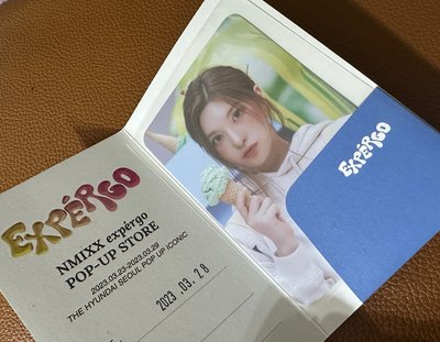 ［現貨］NMIXX expérgo sw 快閃 BAE入場卡 