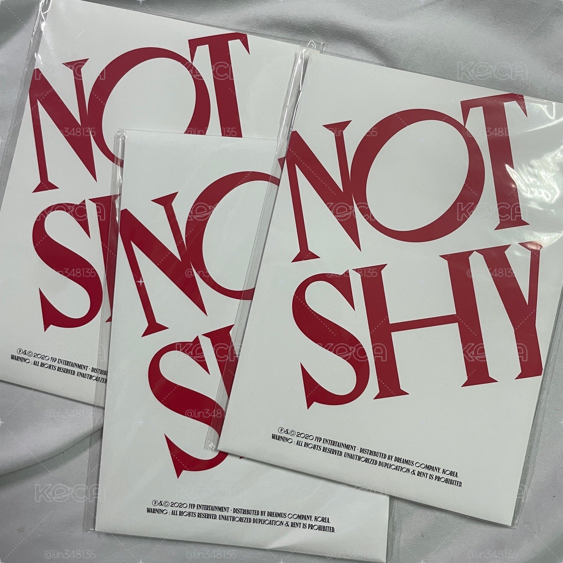 NOT SHY 空專一套+預購禮