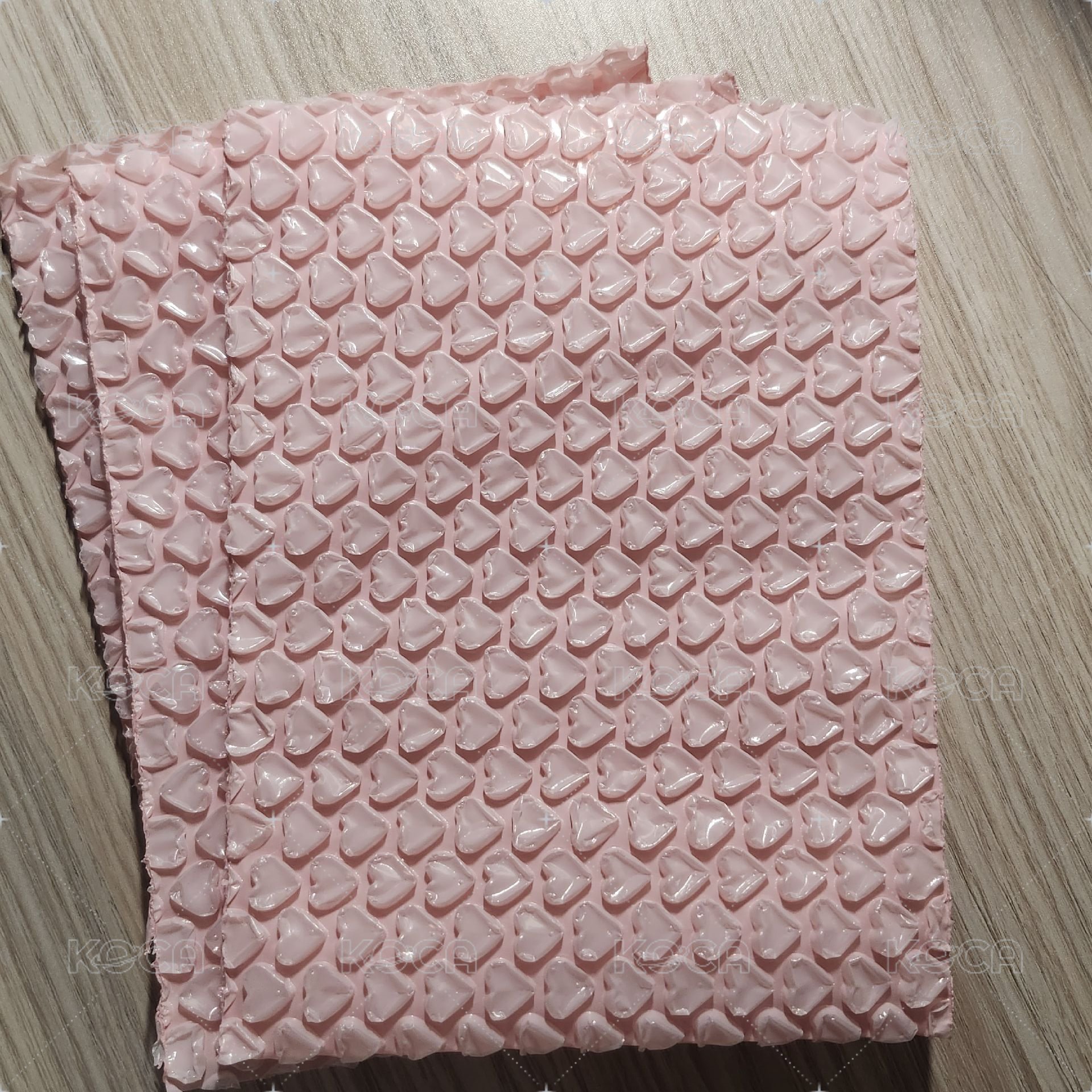15*20cm 粉色愛心氣泡袋