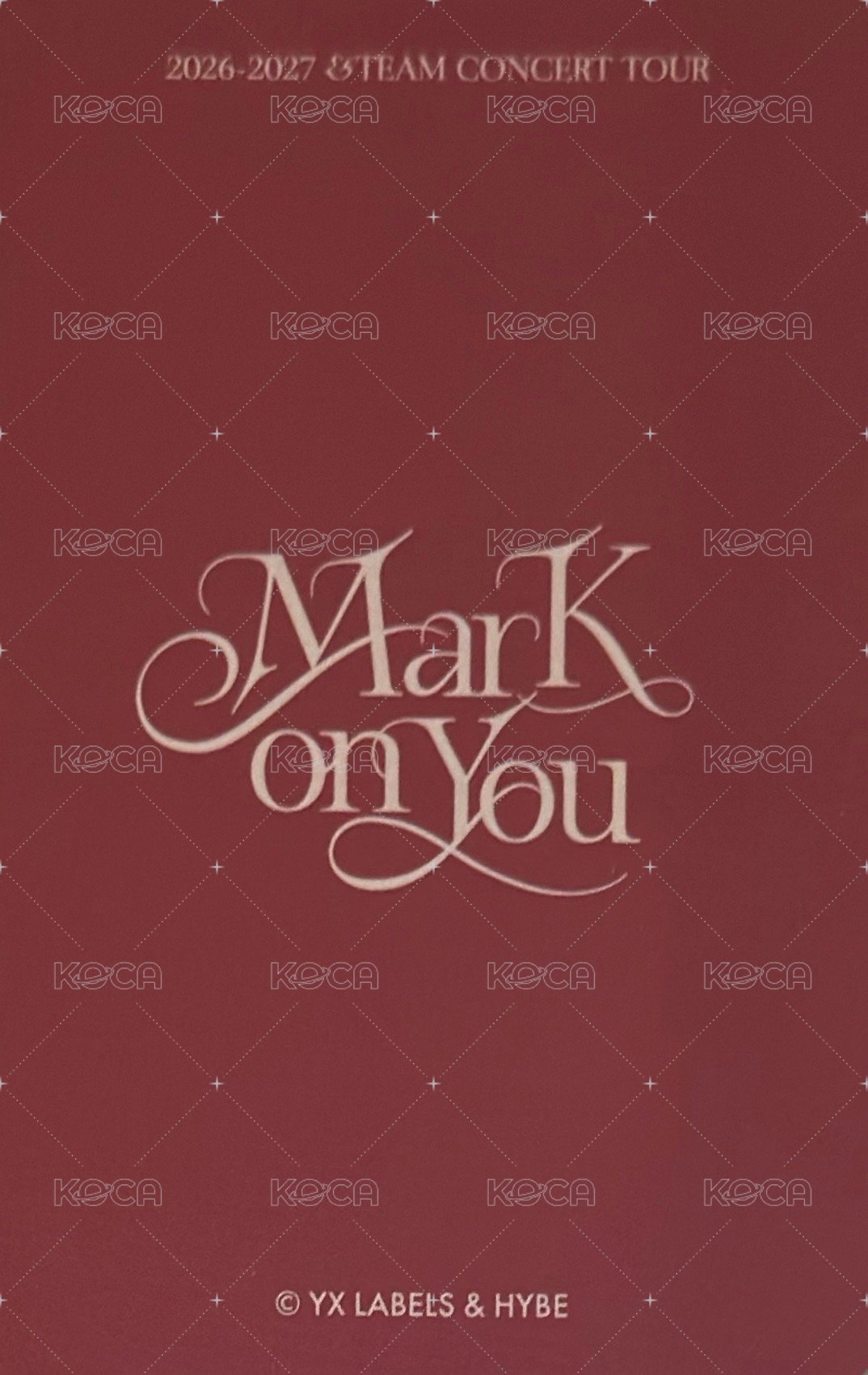 MOY 外套 Merch card  Back