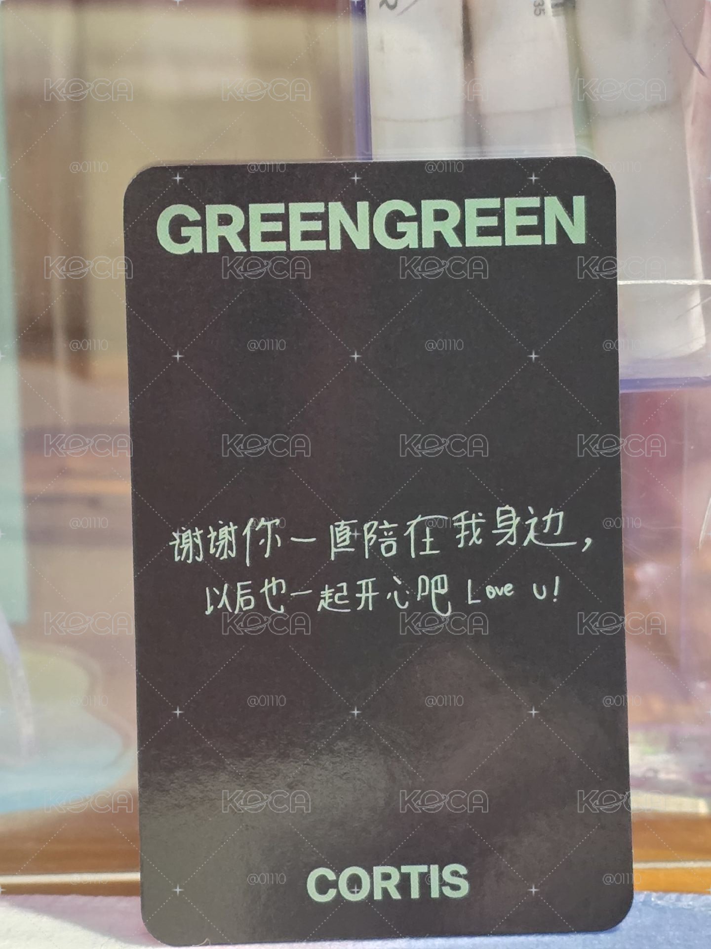 迷二 yzy 預售 特典卡 中文卡背