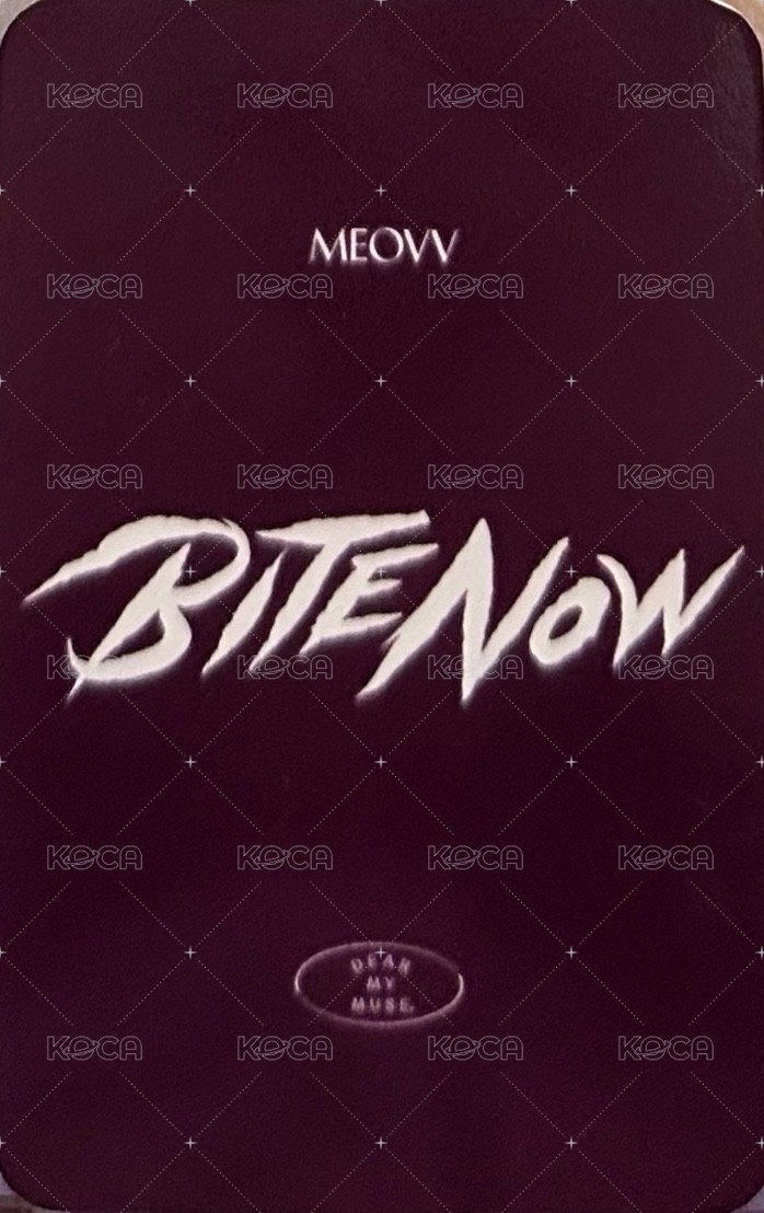 BITE NOW dmm 線下2.0 Fansign card A ver. Back