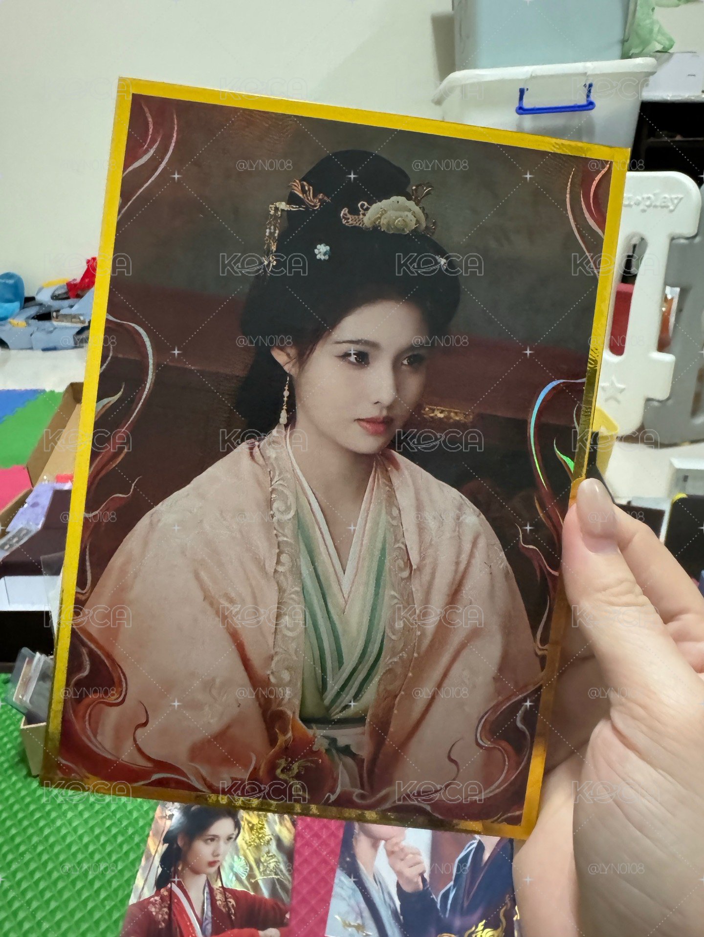 雀骨 明信片 色紙