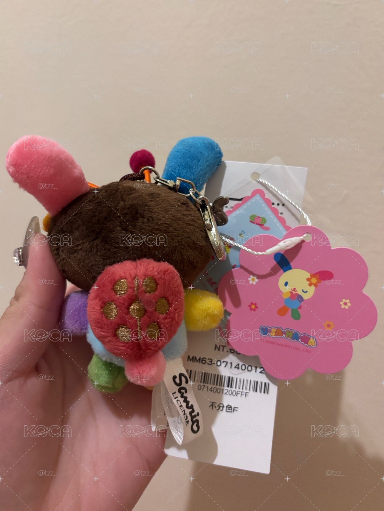 minimatters 瓢蟲花小兔吊飾娃娃