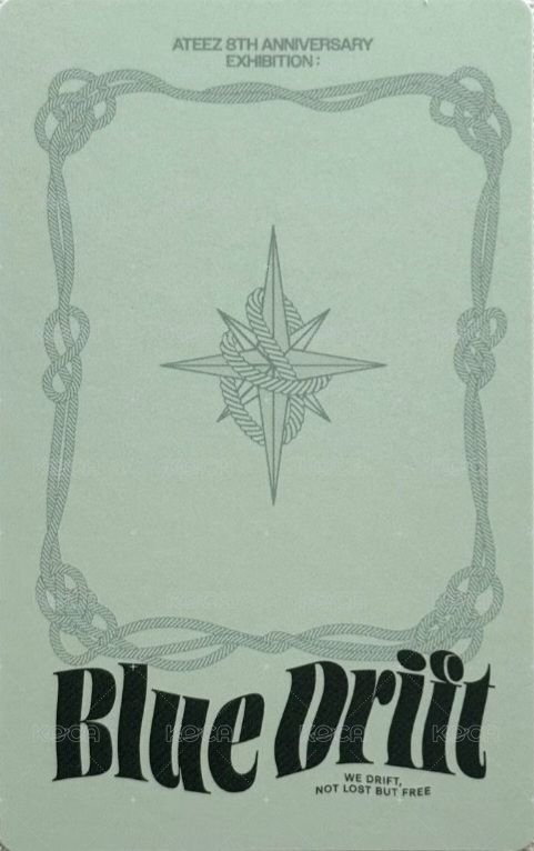 8th : Blue Drift Entry card / venue-limited card  Back