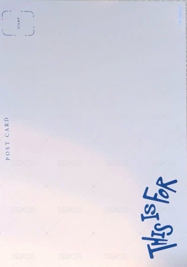 正規四 JYP JAPAN OJ Postcard  Back