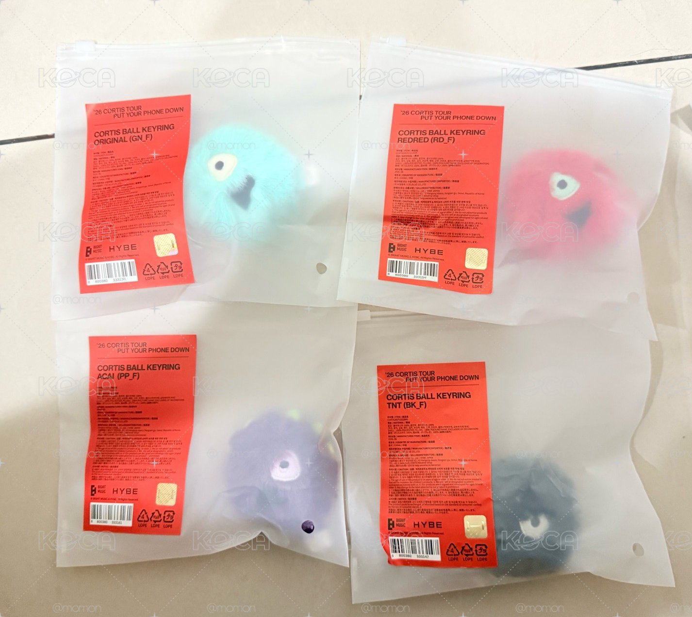 [Cortis] 	Mini CORTIS Ball Keyring 全新未拆現貨