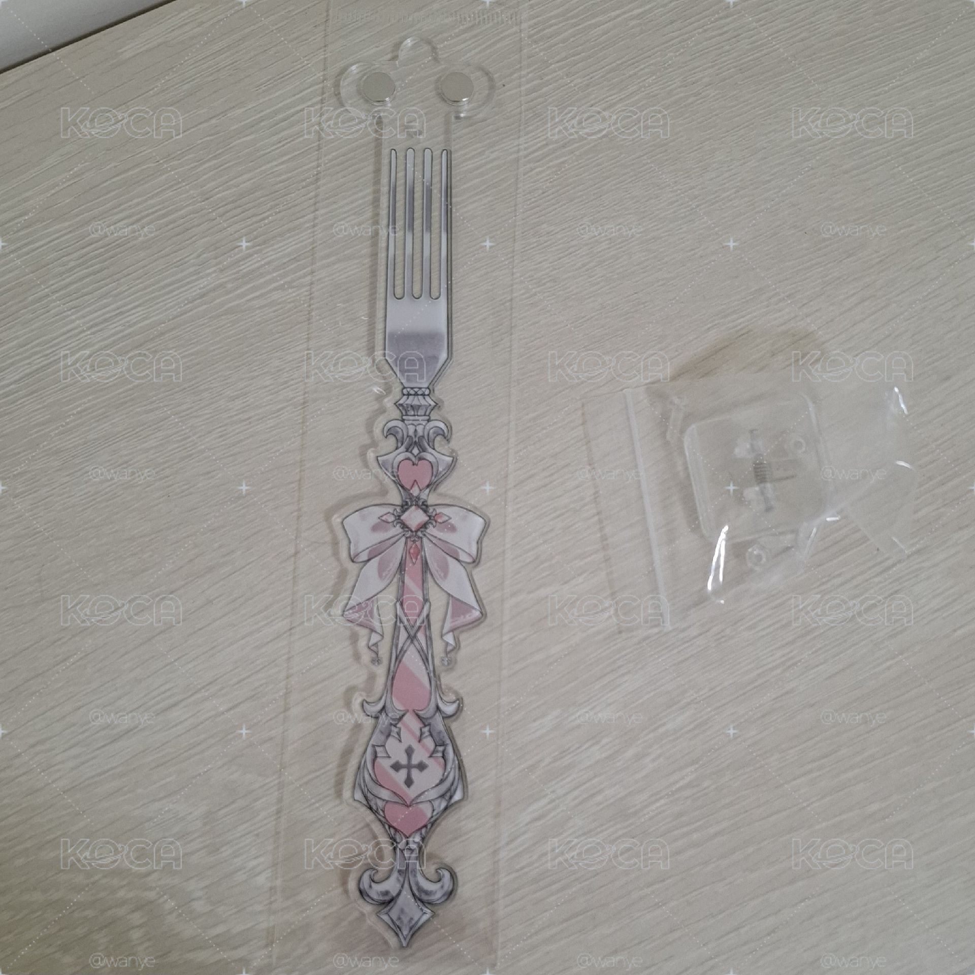 莉莉絲之爪 打卡棒 實色 淺紅