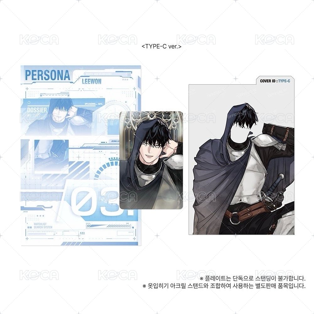 OFFICIAL W 換裝 Acrylic card TYPE-C：Medieval Fantasy Back