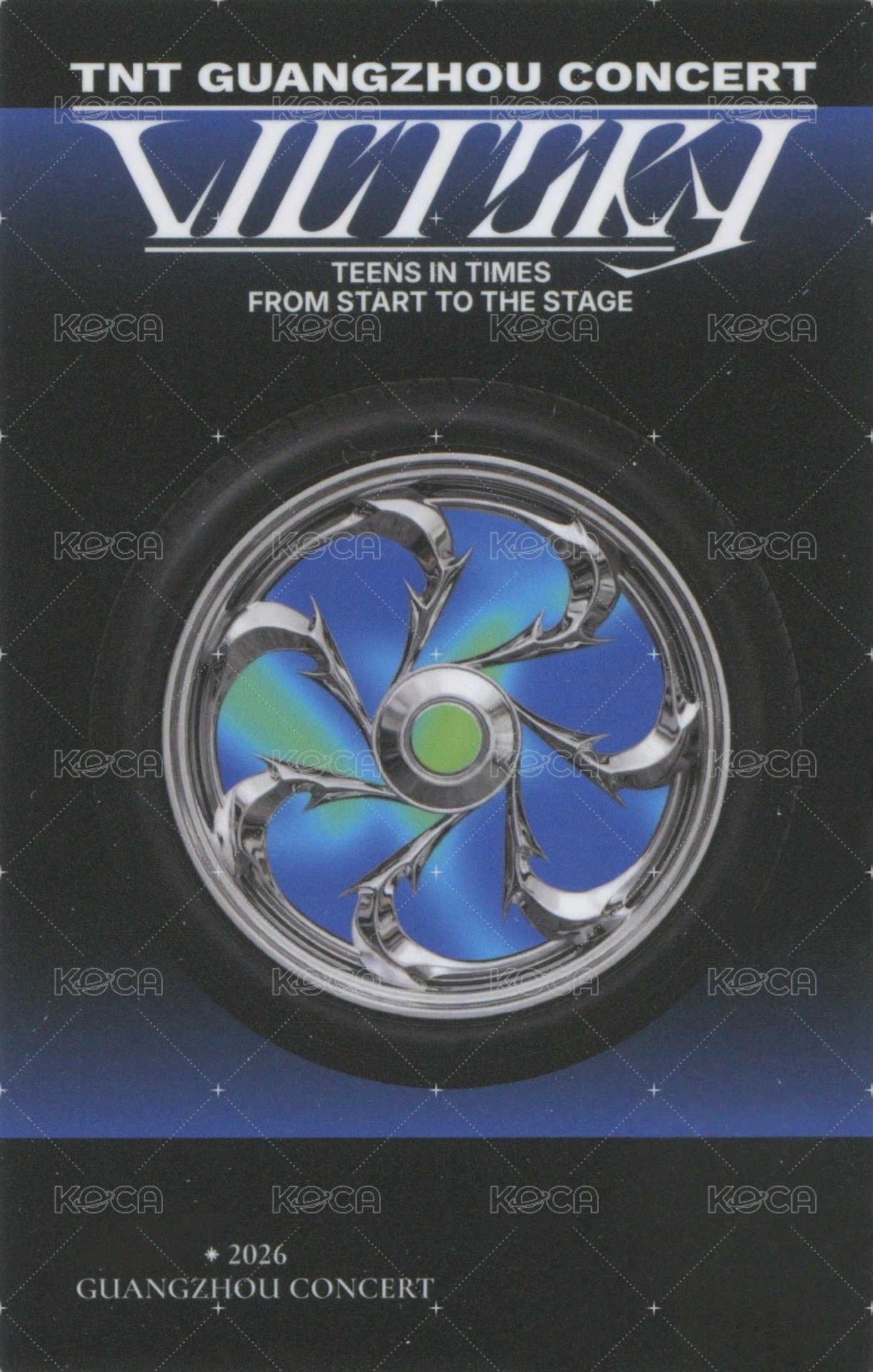 廣州加冠 Merch card 26雙人卡 Back