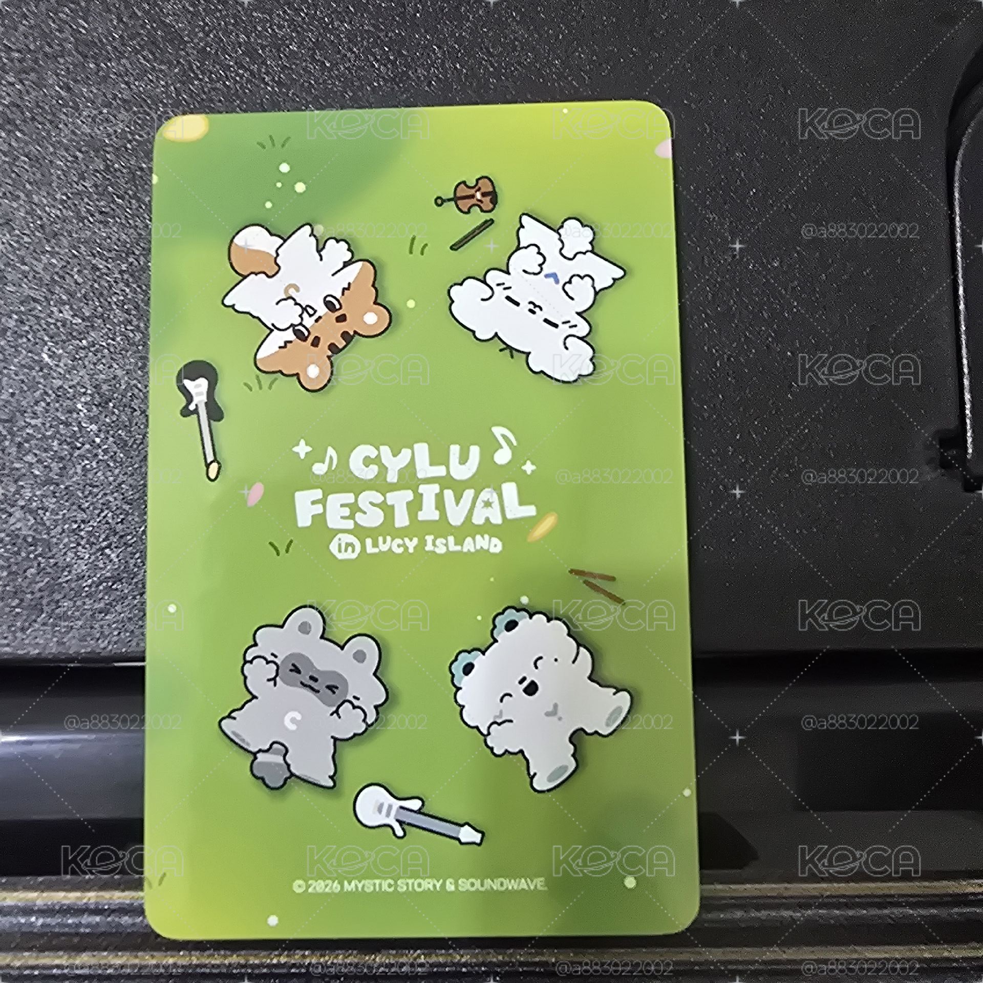 趙元祥 CYLU快閃店 野餐墊 周邊卡