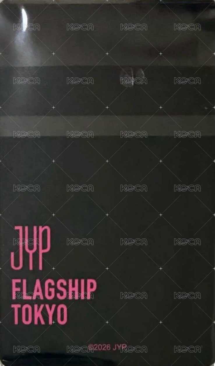 JYP東京商店 Spend-reward card  Back
