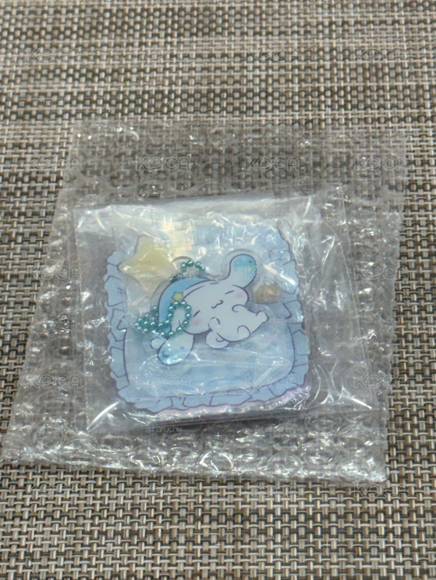 全新現貨 三麗鷗 扭蛋壓克力睡袋吊飾 
