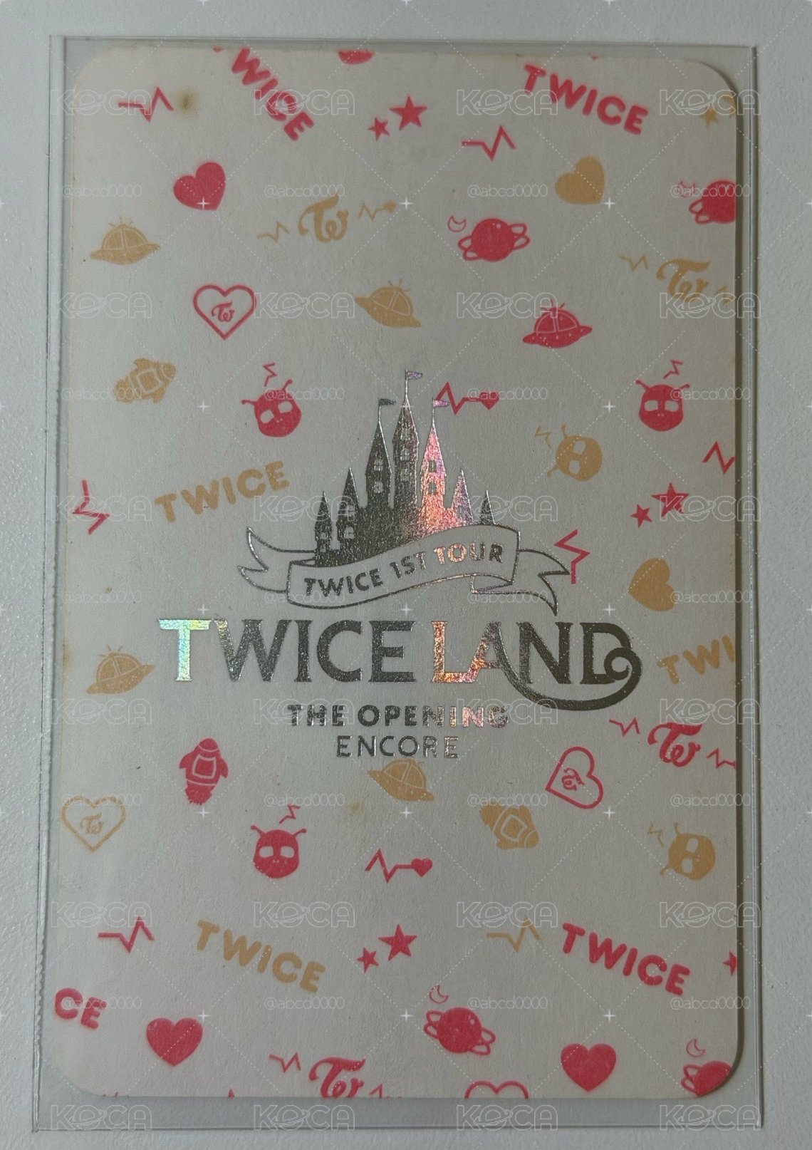 TWICE  一巡安可 閃卡