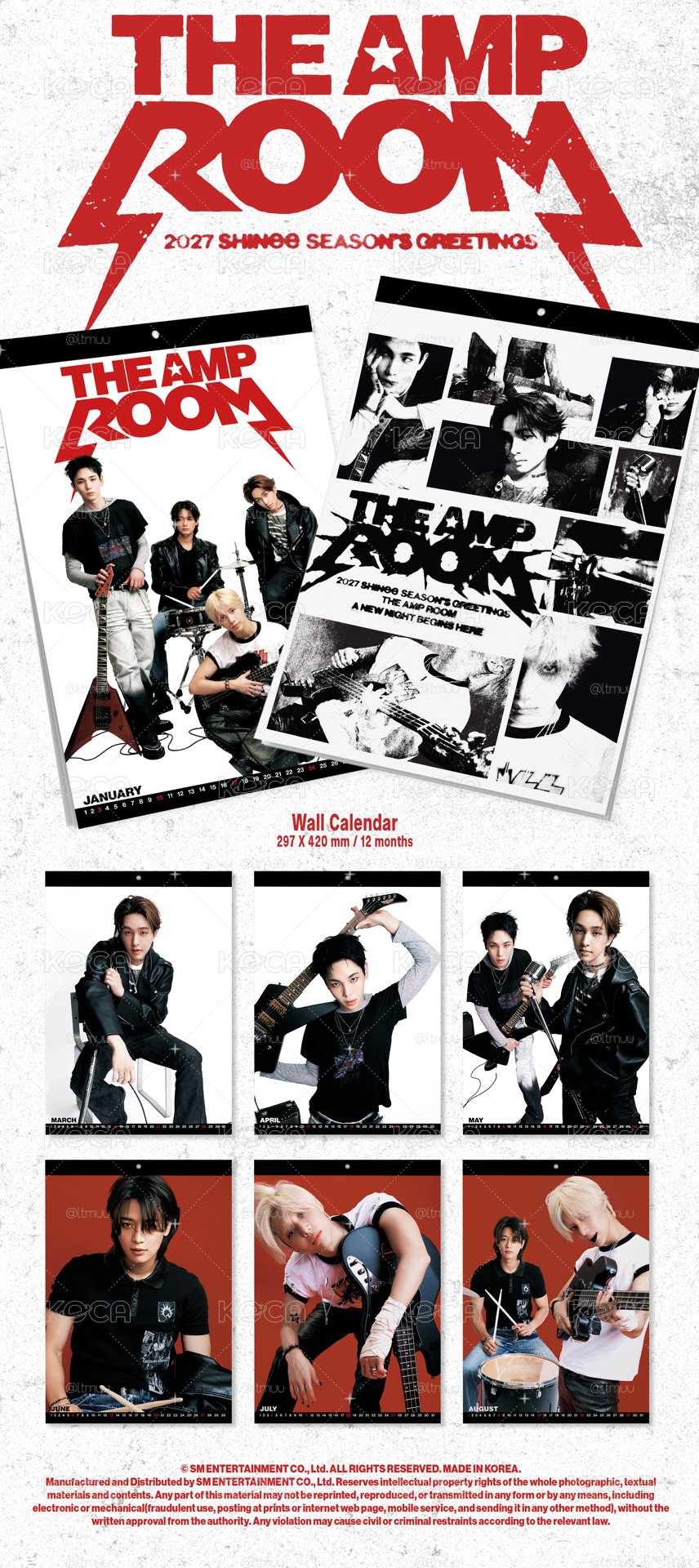 （免二補）SHINee 2027 SG/掛曆