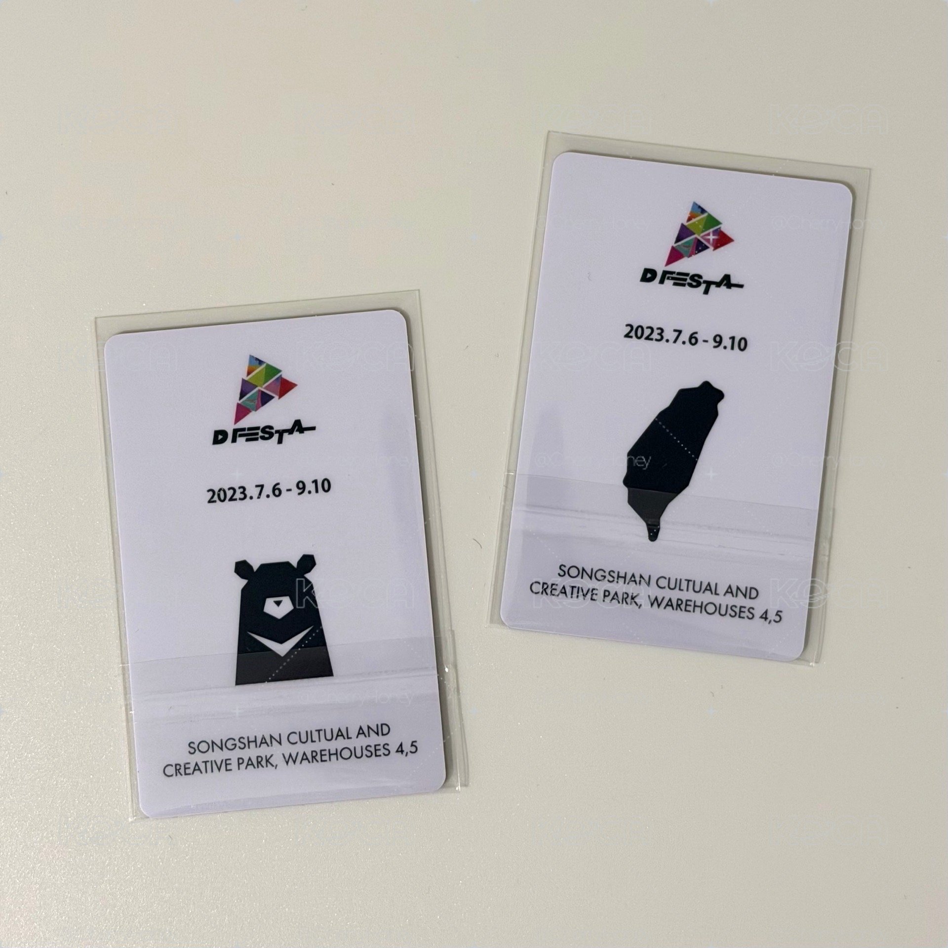 D'FESTA 入場卡 台灣版 哲漢不拆