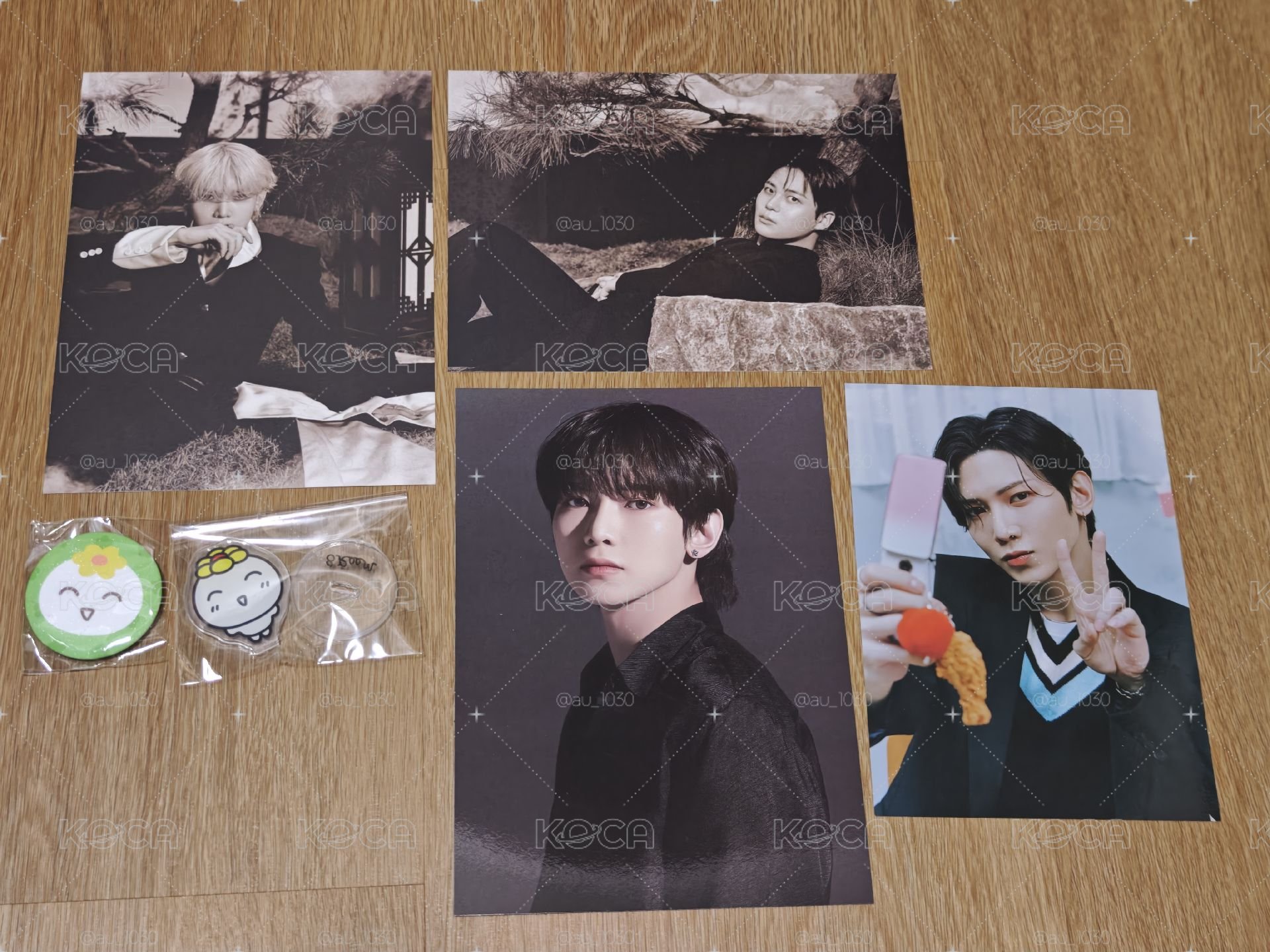 ATEEZ🌼呂尚立牌+漂亮卡+嘿萌伊大頭行李吊牌+拼圖+嘿嘿萌立牌徽章+美通單封🌼10/25前可收到🚚現貨速出🚚