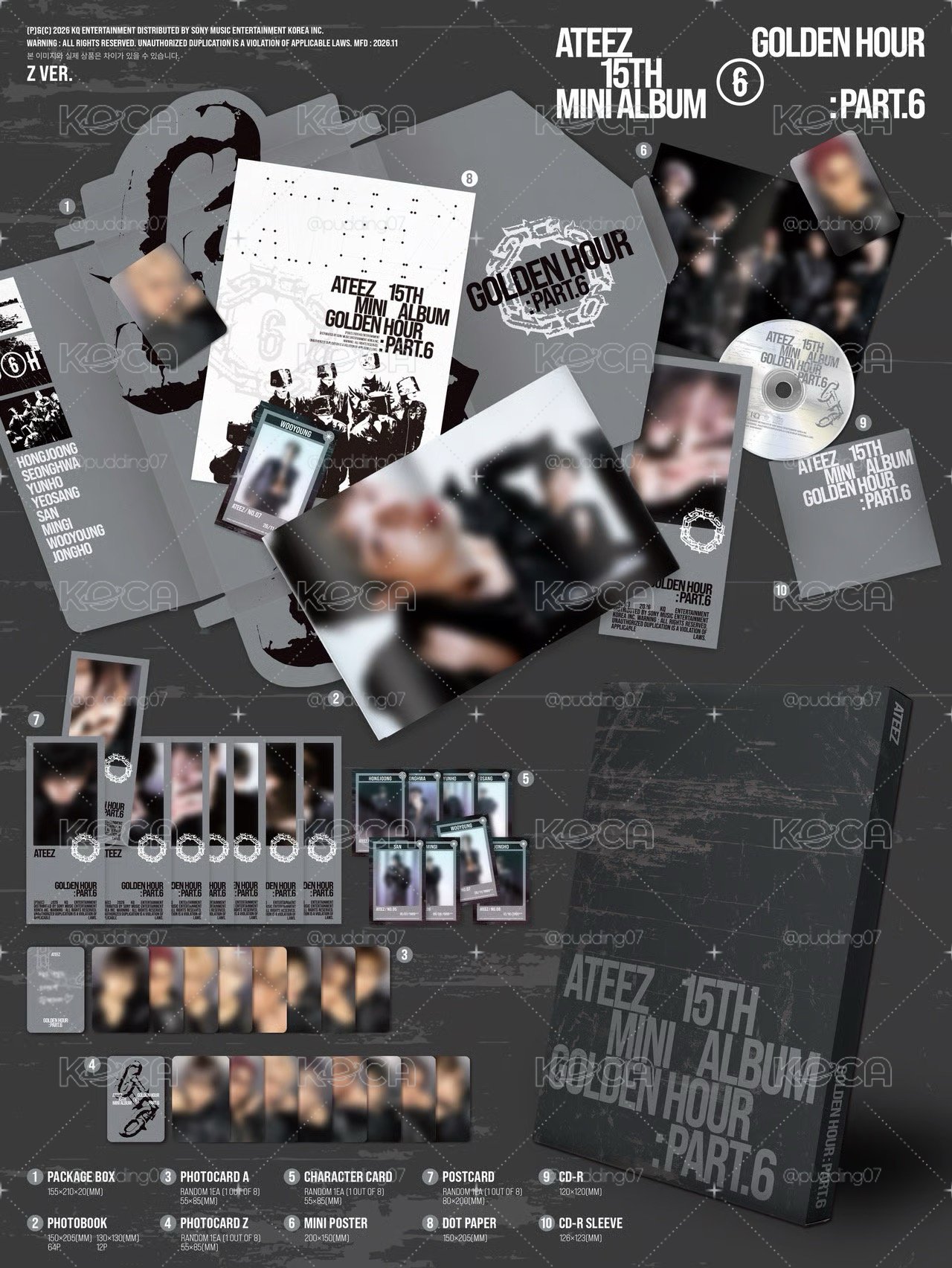 ATEEZ GH6 TOKTOQ通路預購專
