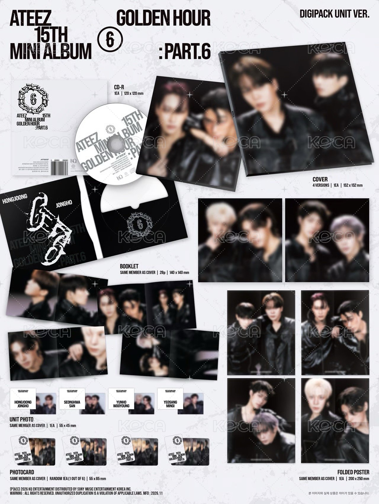 3️⃣DIGIPACK 小分隊 SET(共4張專輯)