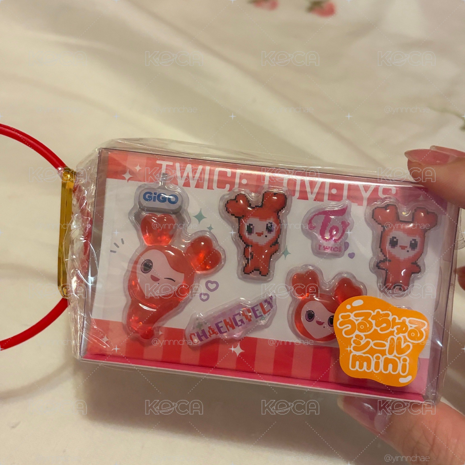 Twice彩瑛六巡毛巾 送gigo貼紙