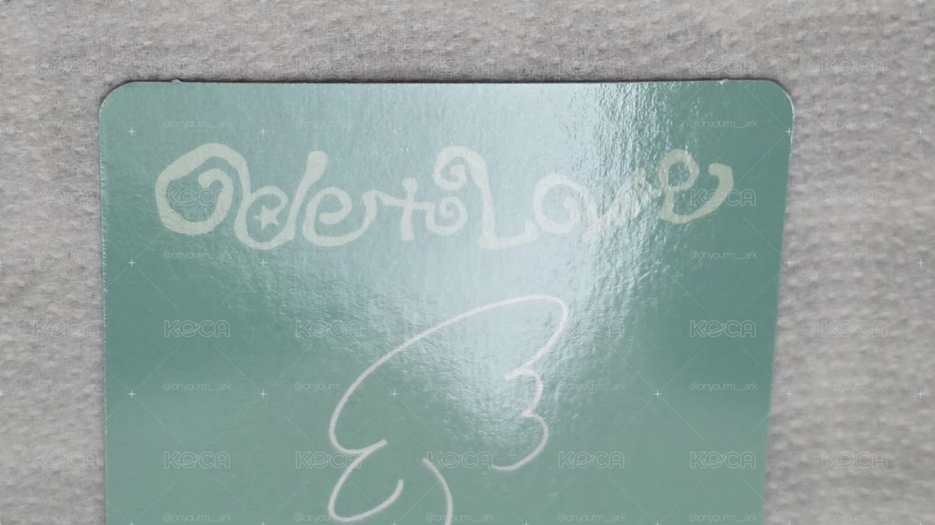 [Jaehee] Ode to Love JC 專輯卡