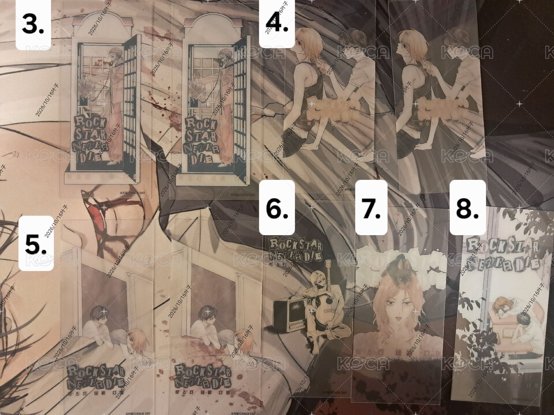 6號透明書籤