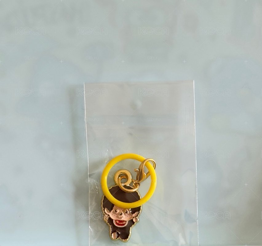 蒙奇奇 Monchhichi 金屬標籤吊飾