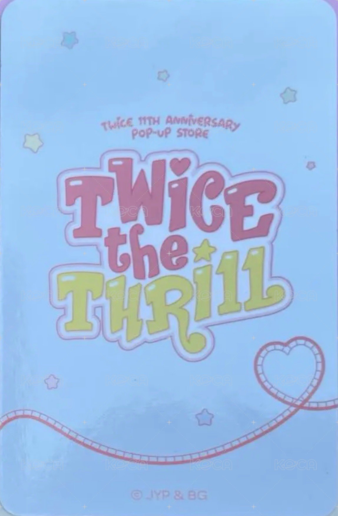 ll週年快閃 Merch card 風衣卡 Back
