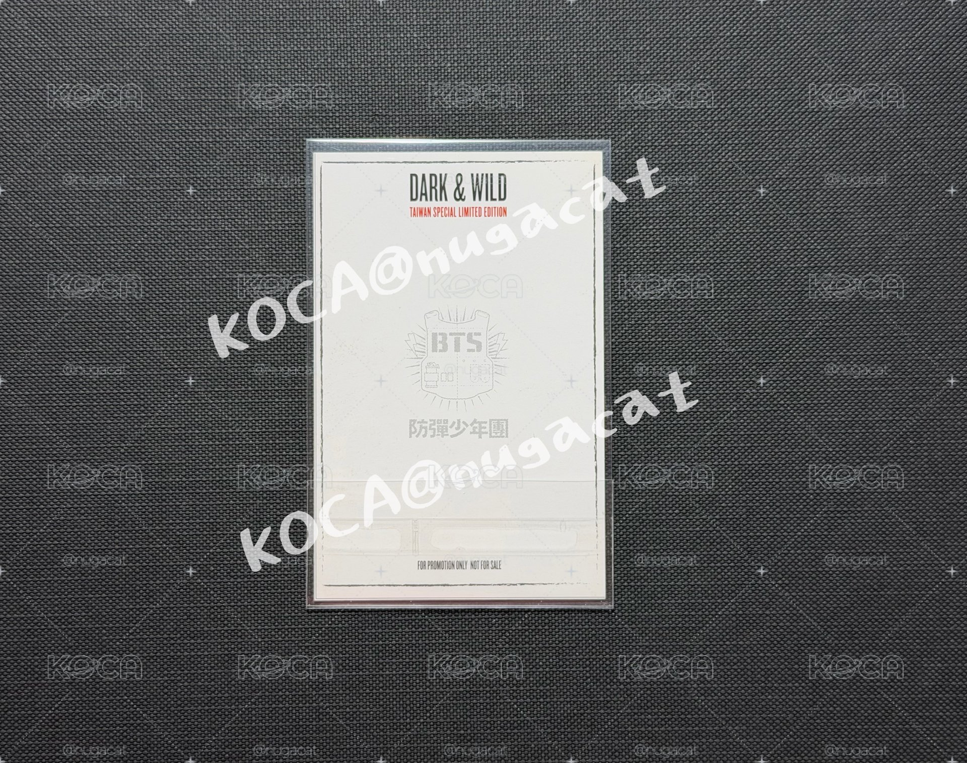 BTS 朴智旻 紅子彈150308 台灣限定親簽小卡