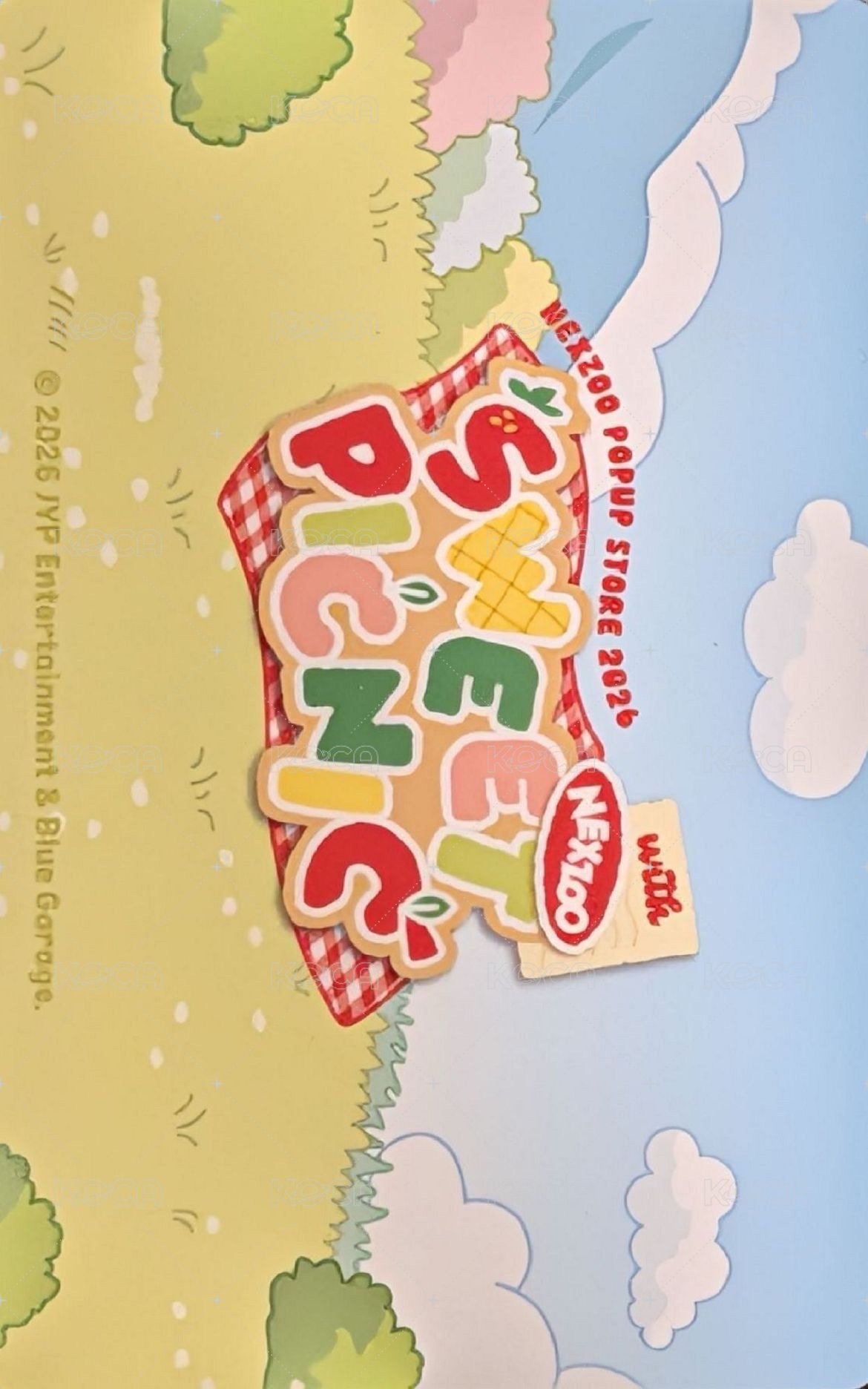 SWEET PICNIC Mission card  Back