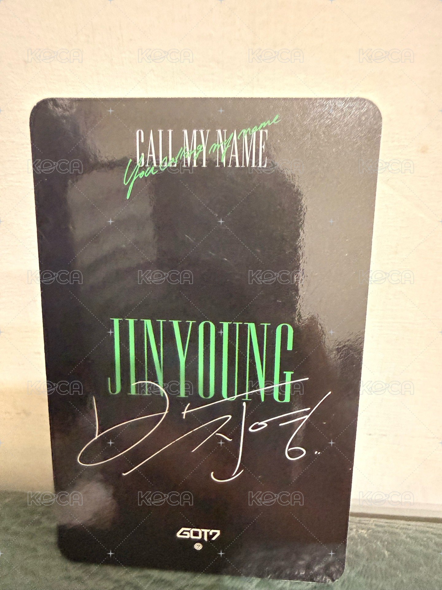 Call My Name Album photocard  Back