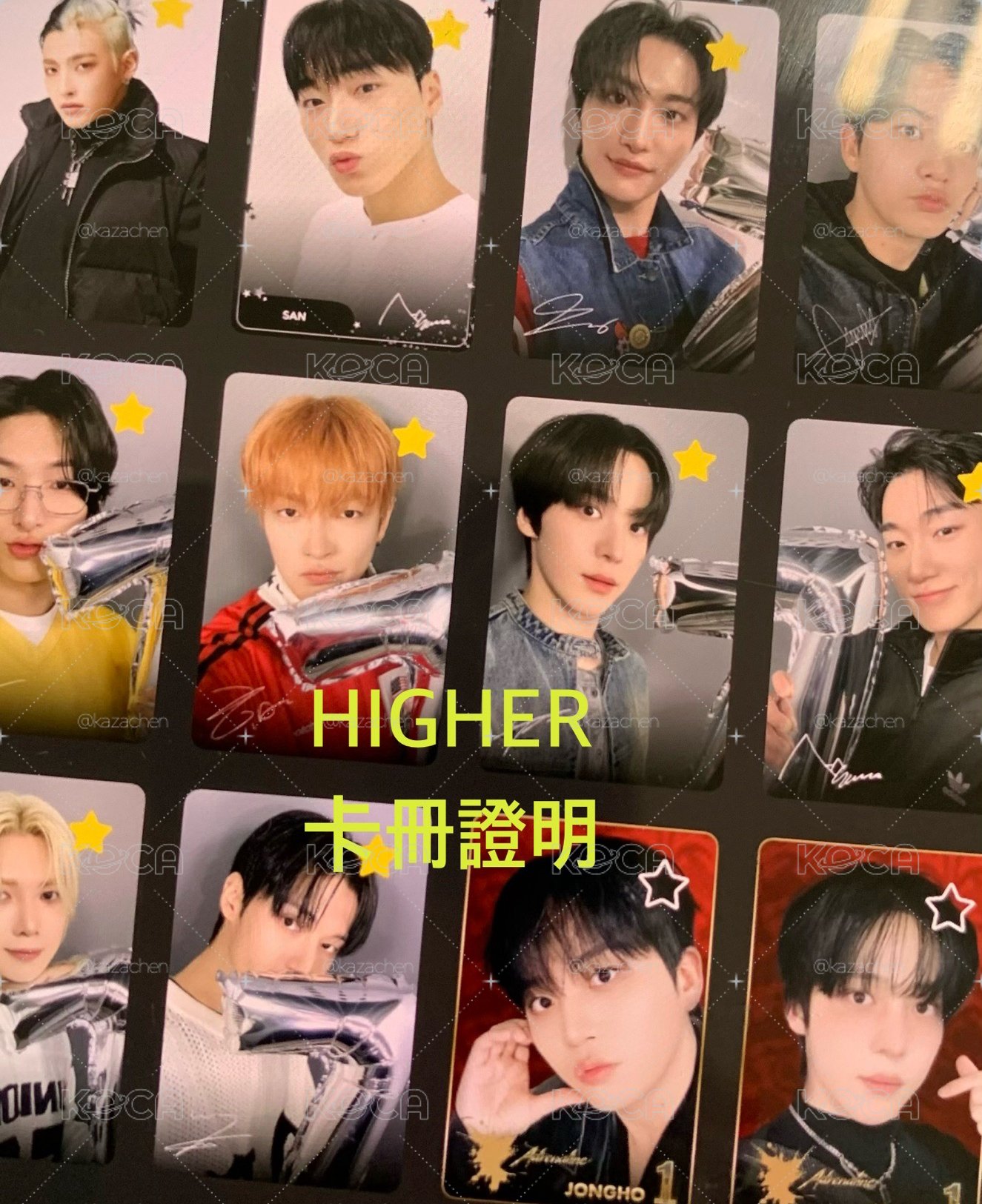 Higher ATEEZ 7週年 隱藏閃卡 傘