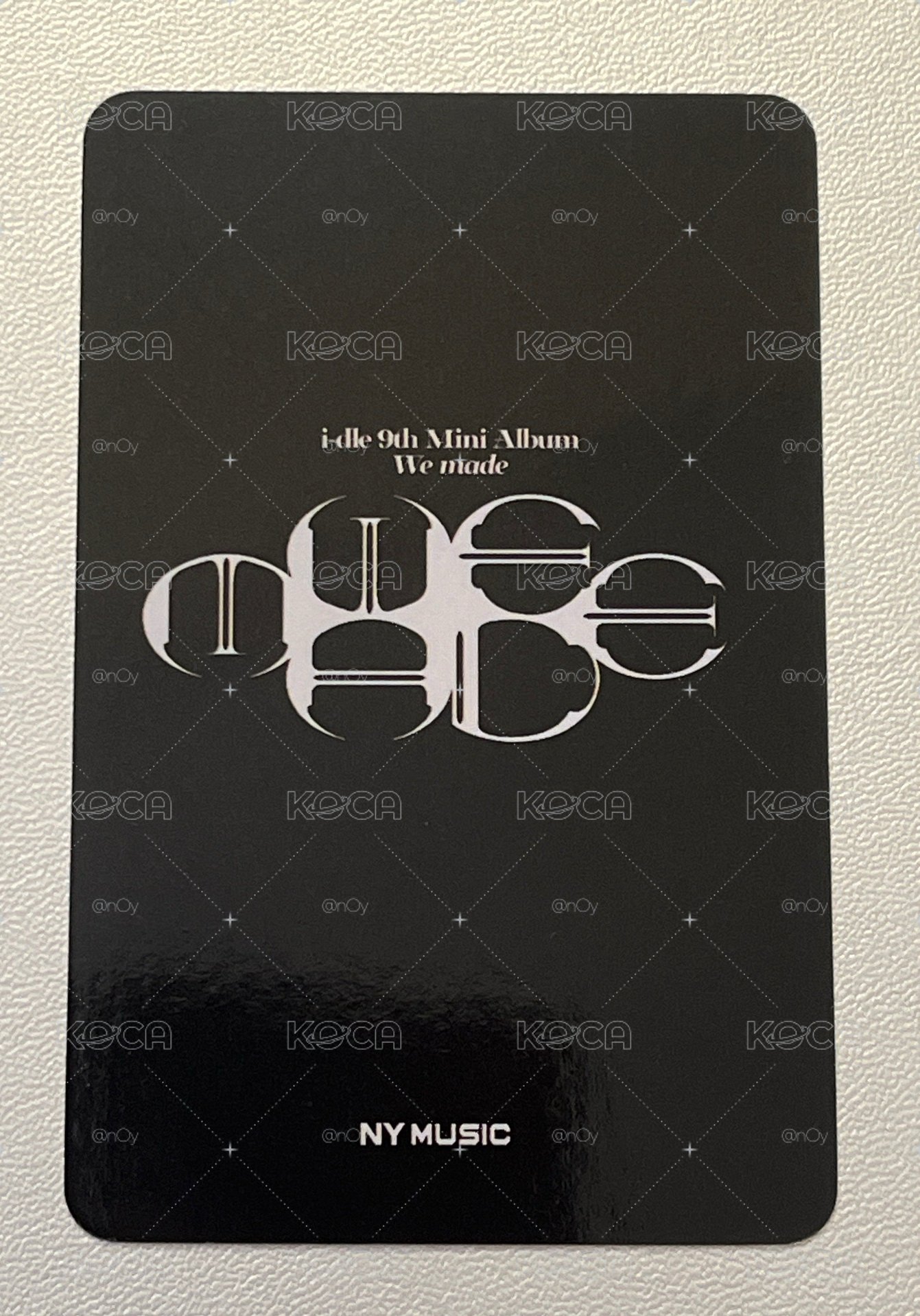 i-dle WE MADE NY 1.0 特典卡 A ver. 麵