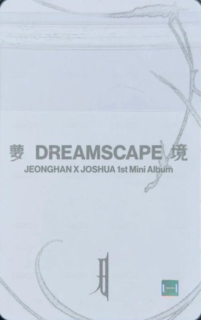 ‘DREAMSCAPE’ 快閃店線下 幸運卡  背面