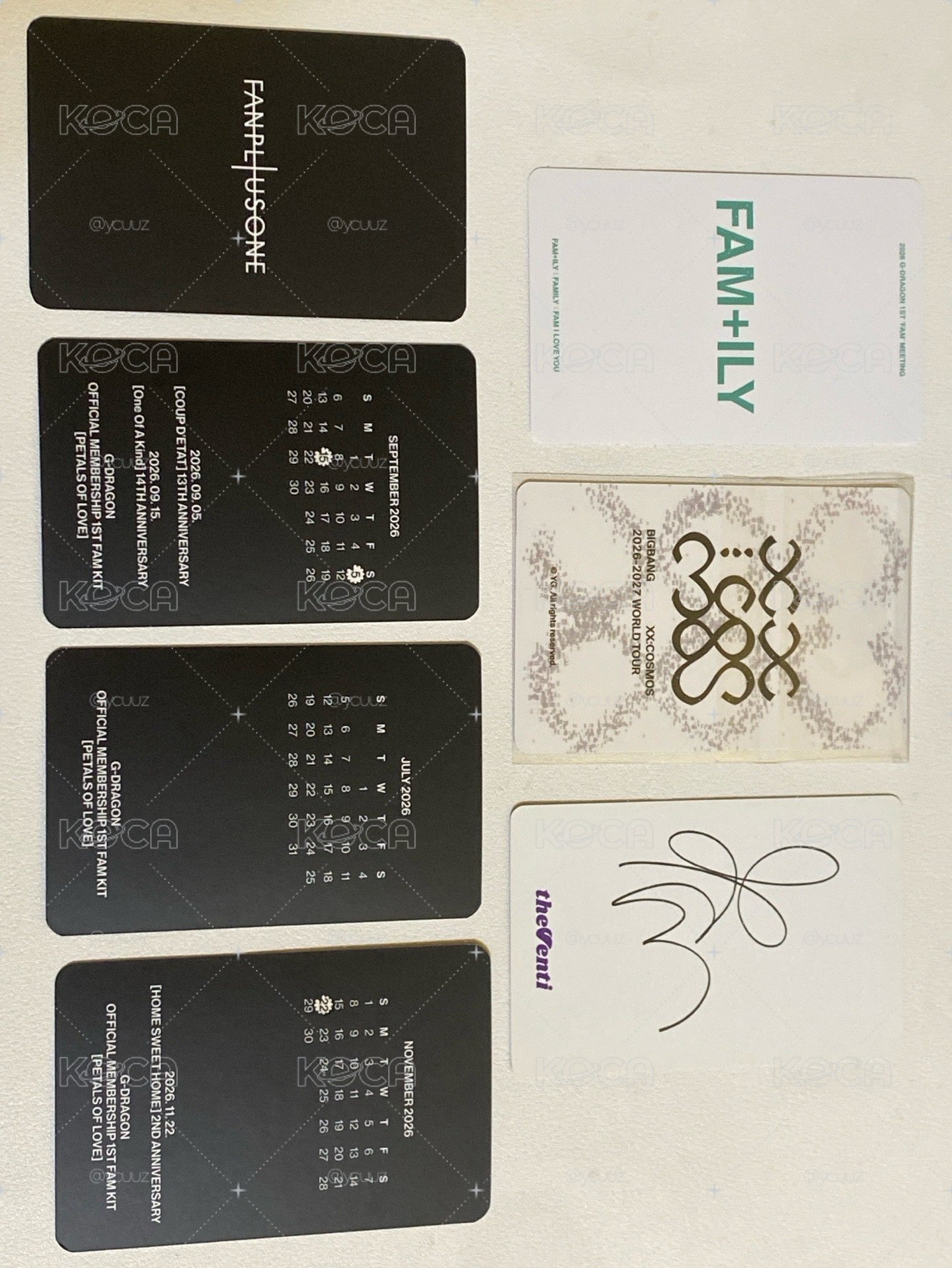 GD。歐巴的卡。