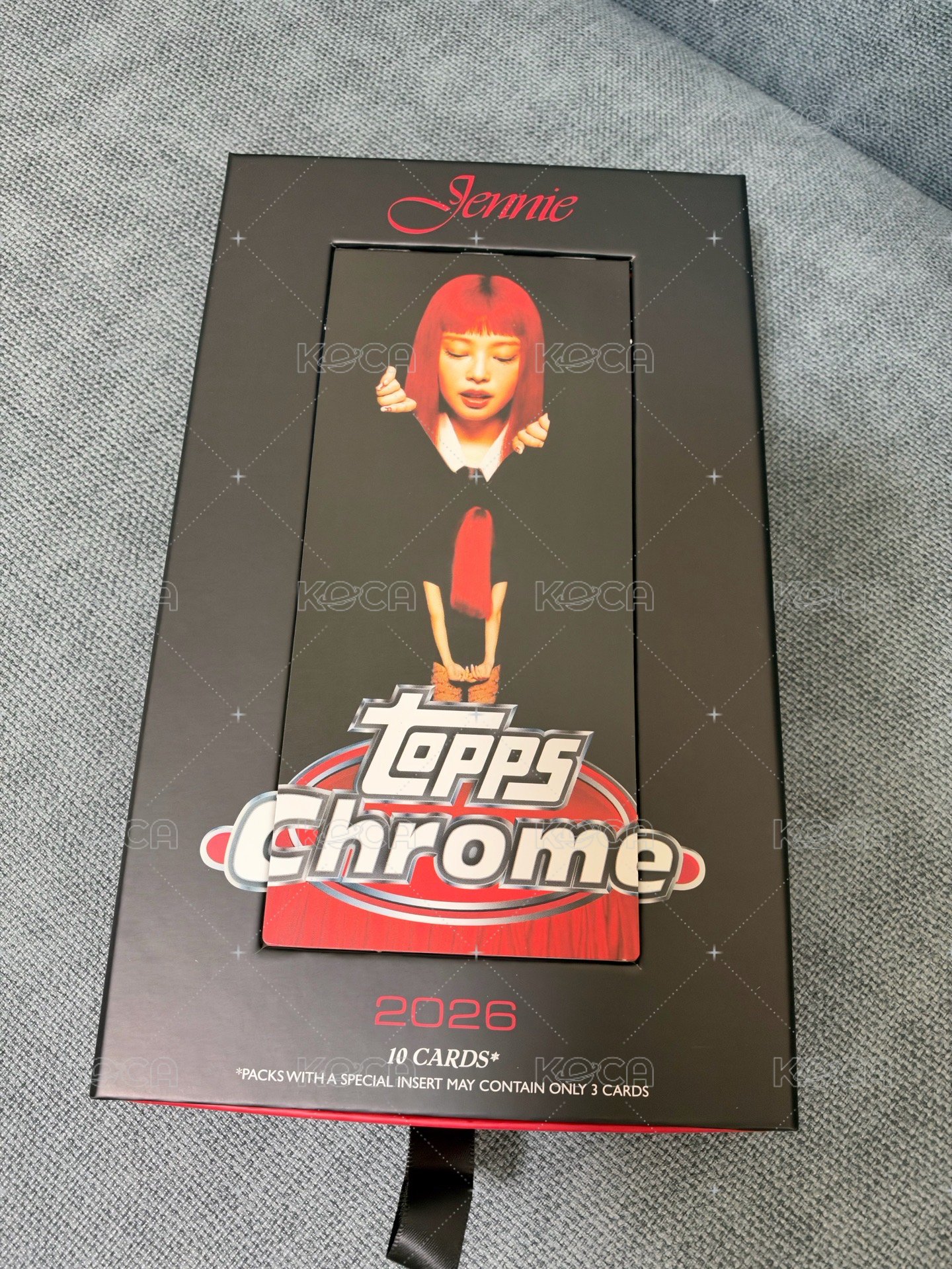 Topps chrome x Jennie 空盒